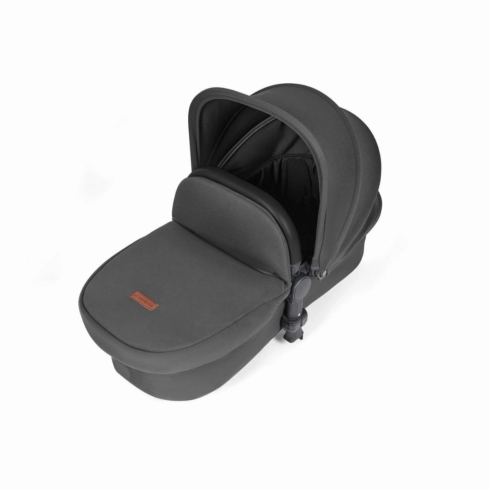 Ickle Bubba Stomp Luxe 2 in 1 Pushchair & Carrycot - Black/Charcoal Grey/Black