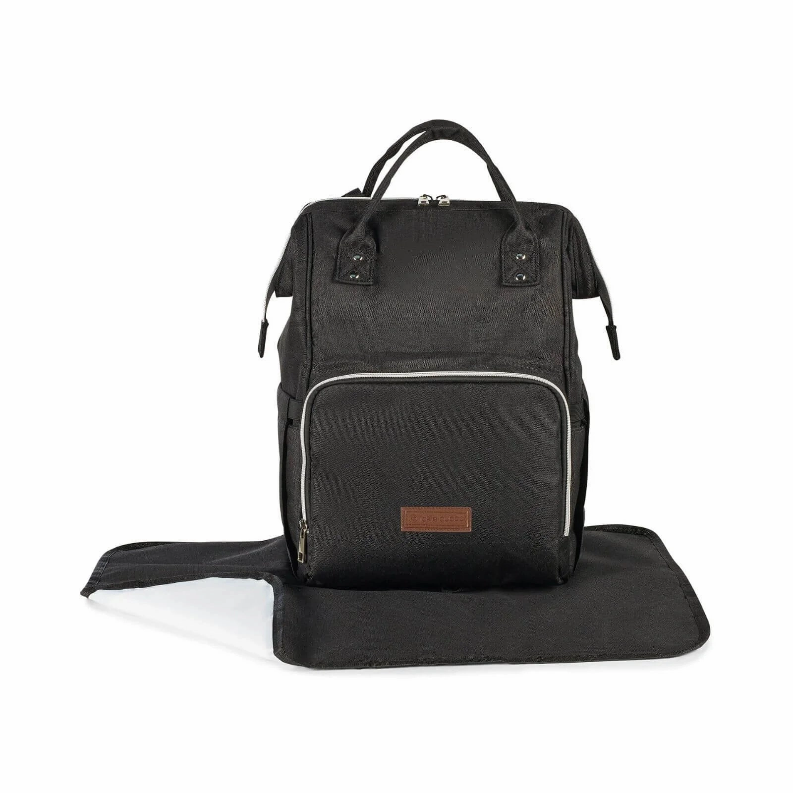 Ickle Bubba Stomp Luxe 2 in 1 Pushchair & Carrycot - Black/Midnight/Tan