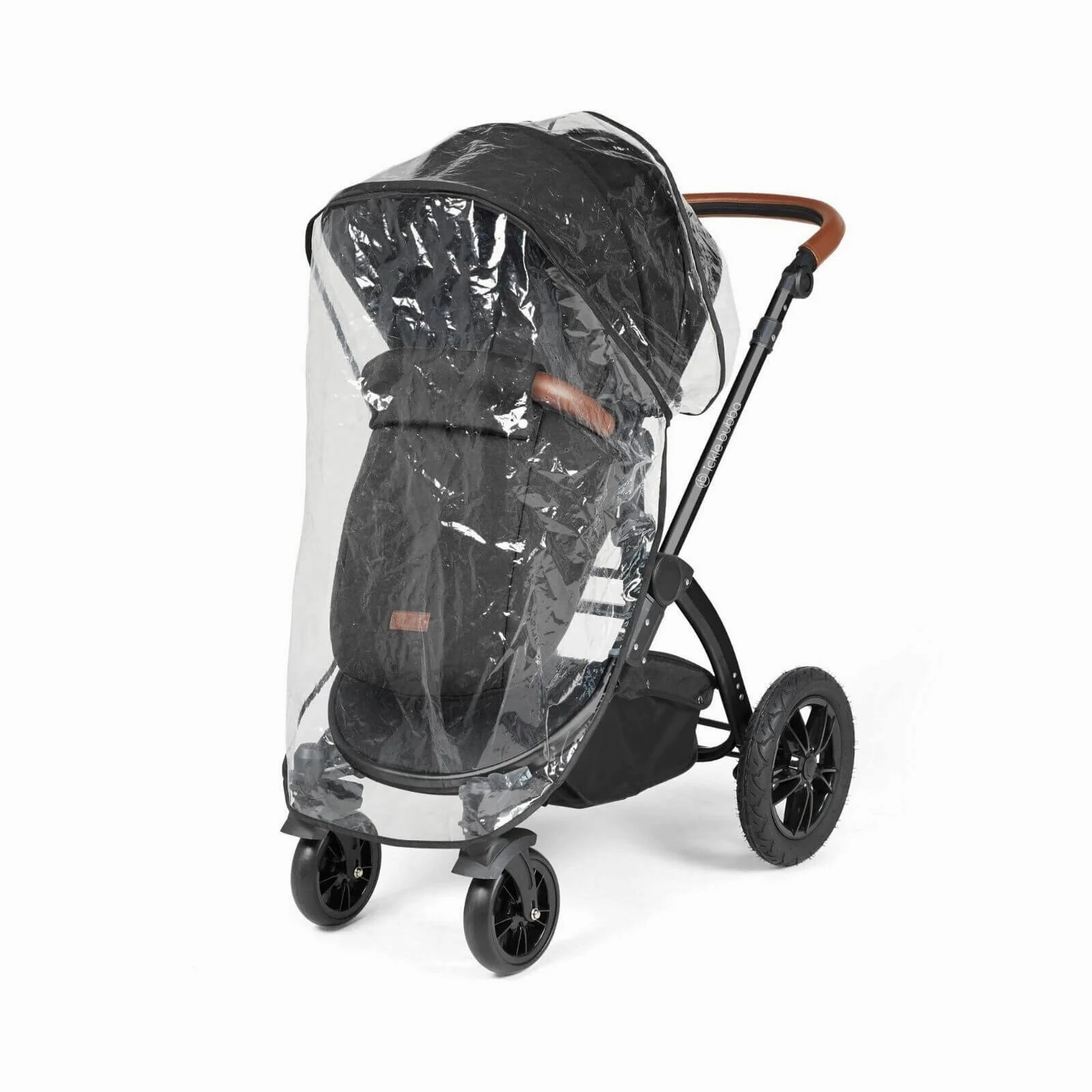 Ickle Bubba Stomp Luxe 2 in 1 Pushchair & Carrycot - Black/Midnight/Tan