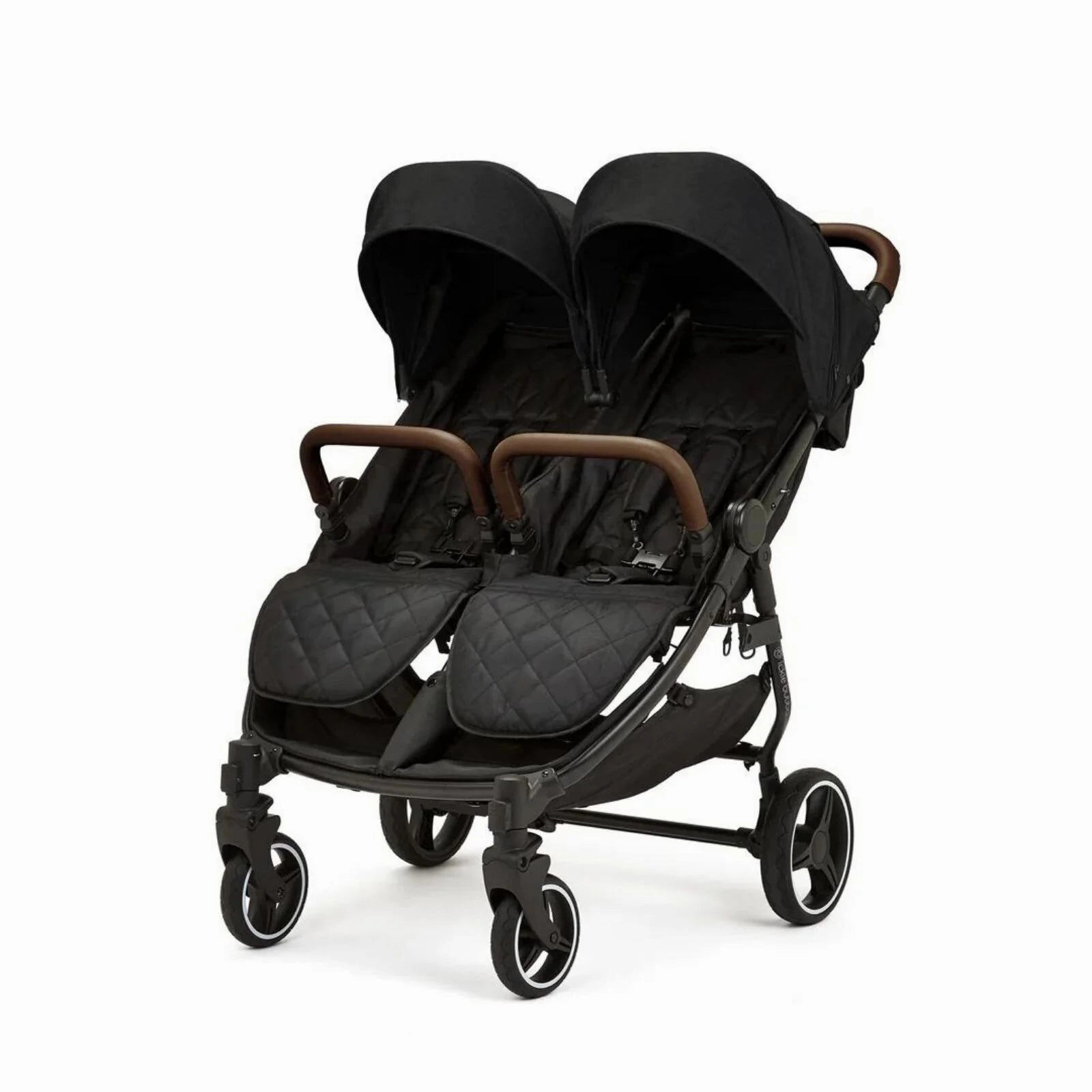 Ickle Bubba Venus Max Double Stroller - Black