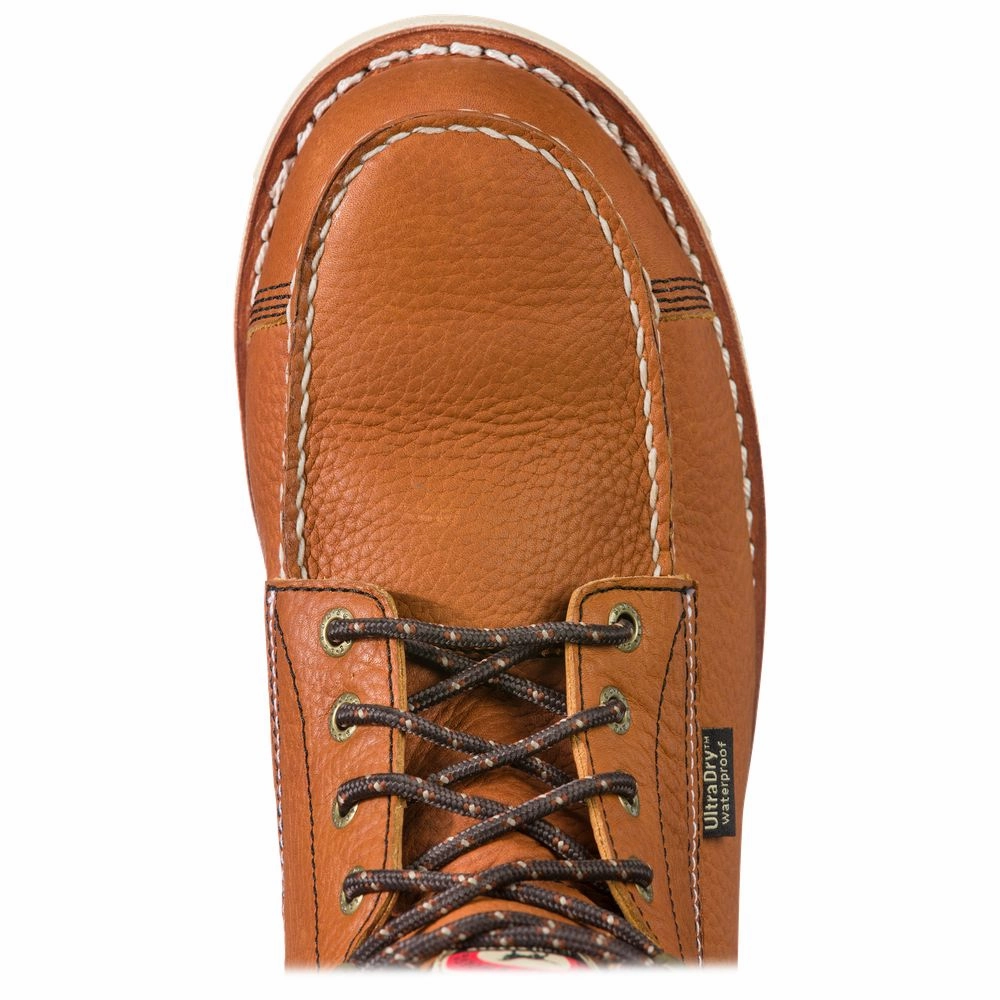 Irish Setter 83632D 105 Wingshooter ST Waterproof Safety Toe Work Boots for Men - Brown - 10.5M