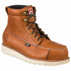 Irish Setter 83632D 105 Wingshooter ST Waterproof Safety Toe Work Boots for Men - Brown - 10.5M