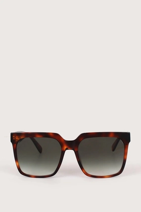 Iru Brown Square Sunglasses	