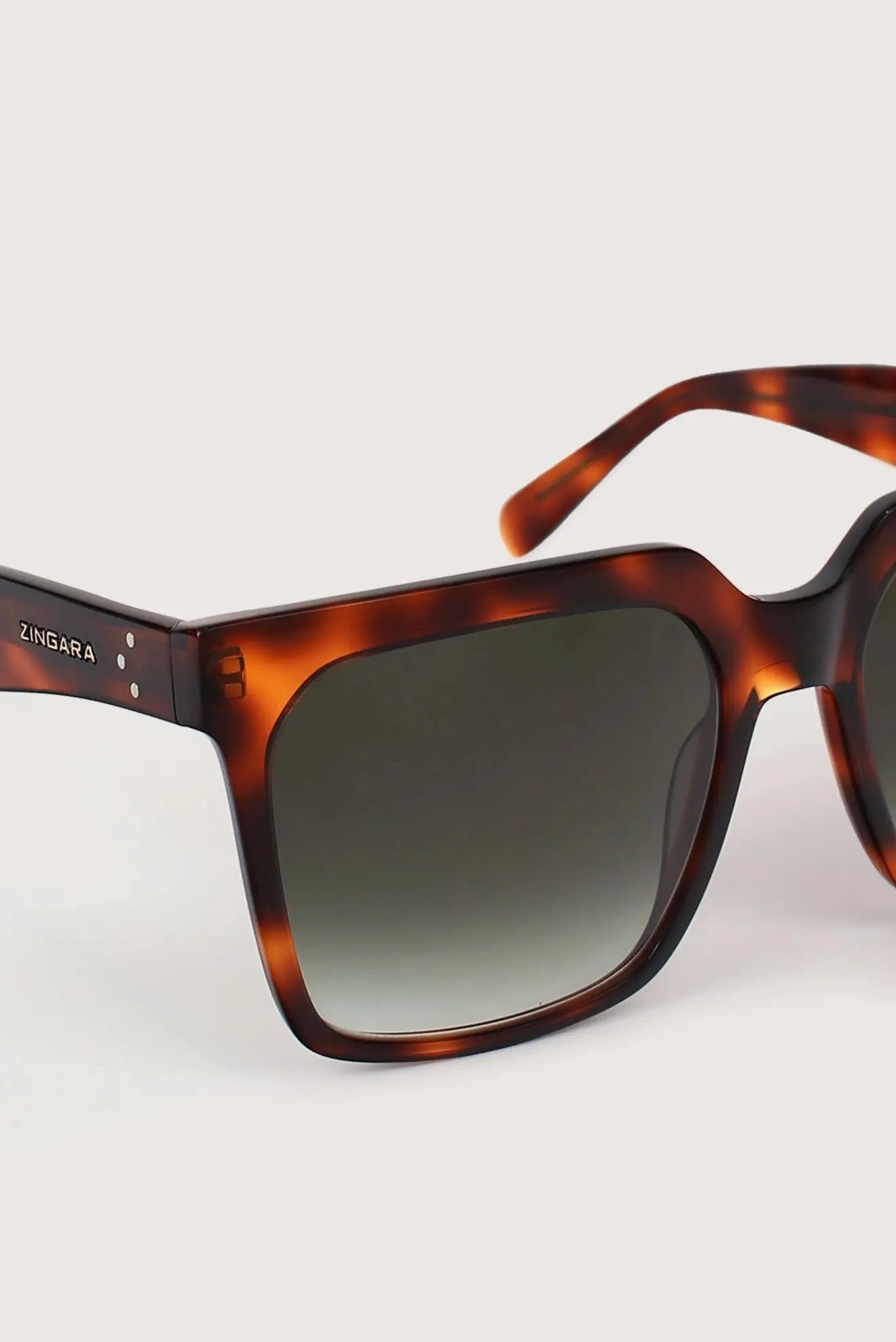 Iru Brown Square Sunglasses	