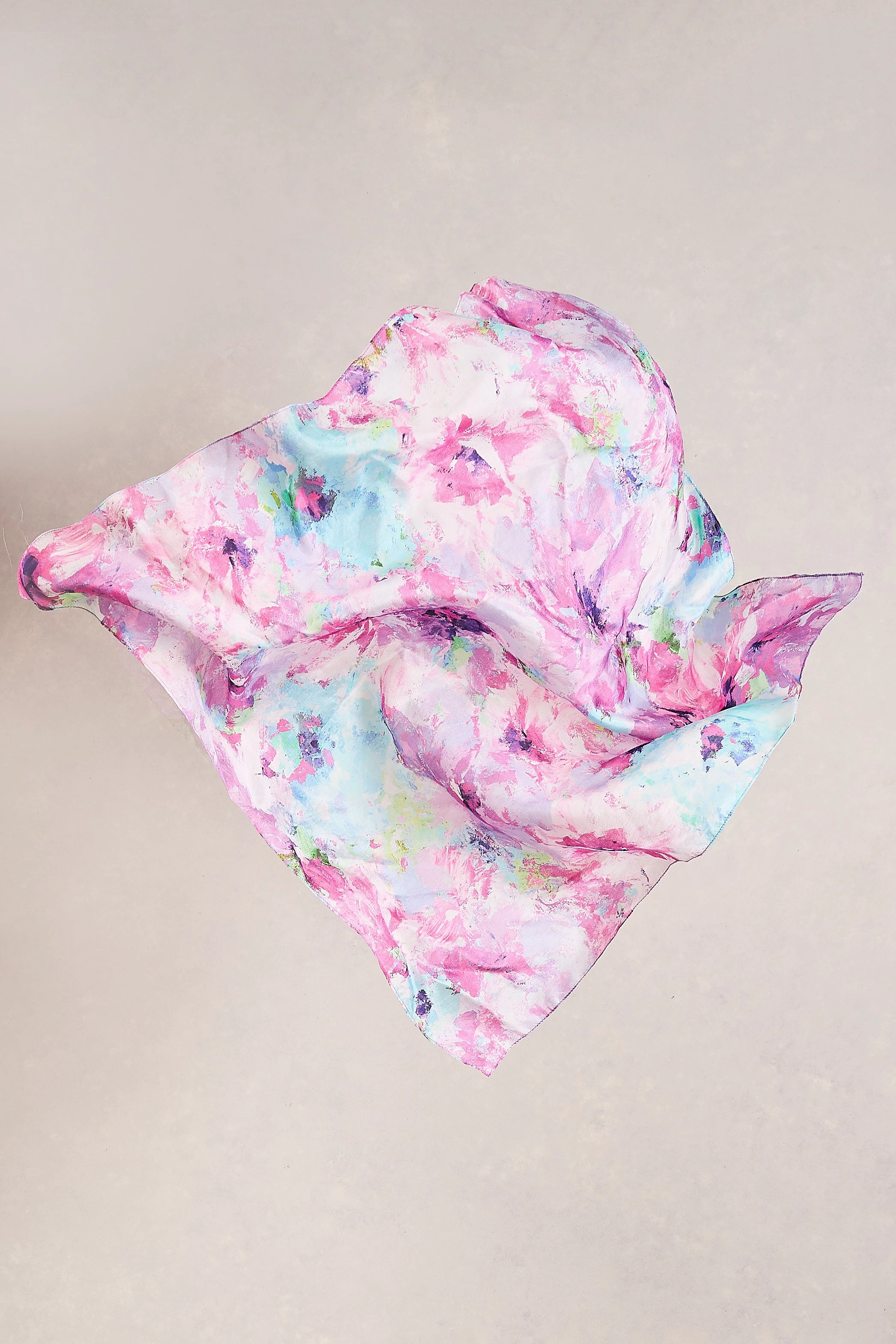 Jane's Bouquet Silk Scarf - Multi