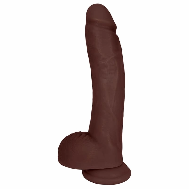 Jock 10" Dong With Balls - Chocolate