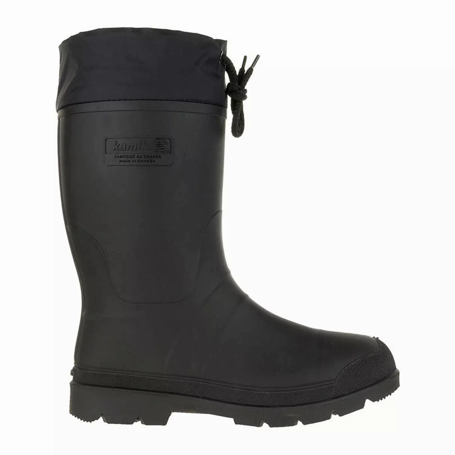 Kamik B20197G Forester Rubber Boots for Men - Black - 8M