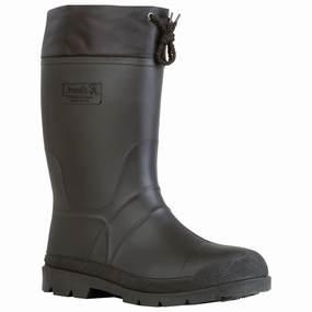 Kamik B20197G Forester Rubber Boots for Men - Black - 8M