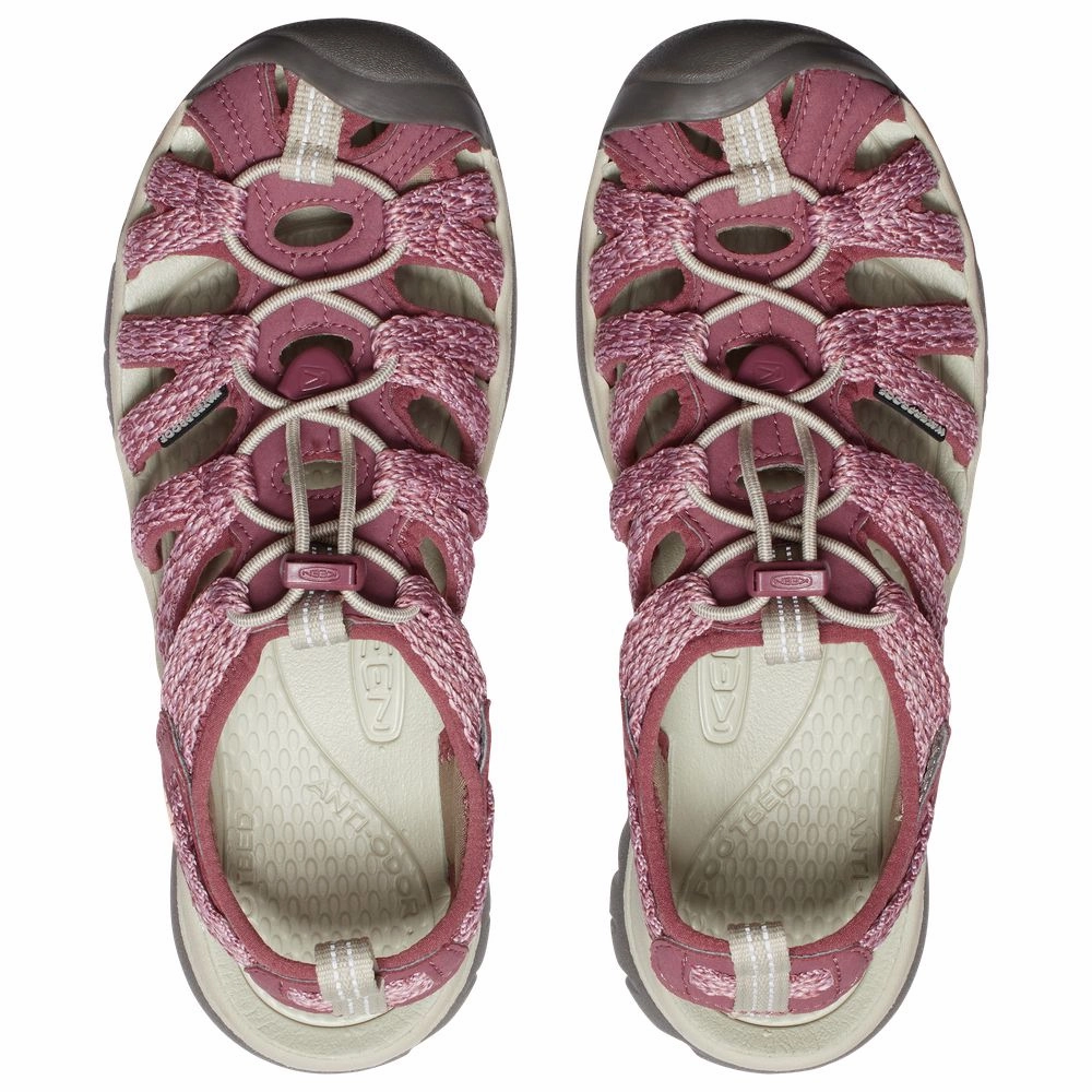 KEEN 1028816 Whisper Sandals for Ladies - Rose Brown/Peach Parfait - 9.5M