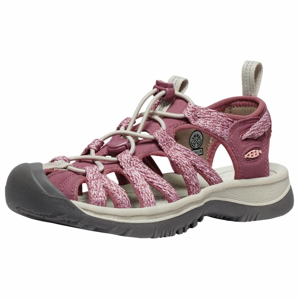 KEEN 1028816 Whisper Sandals for Ladies - Rose Brown/Peach Parfait - 9.5M