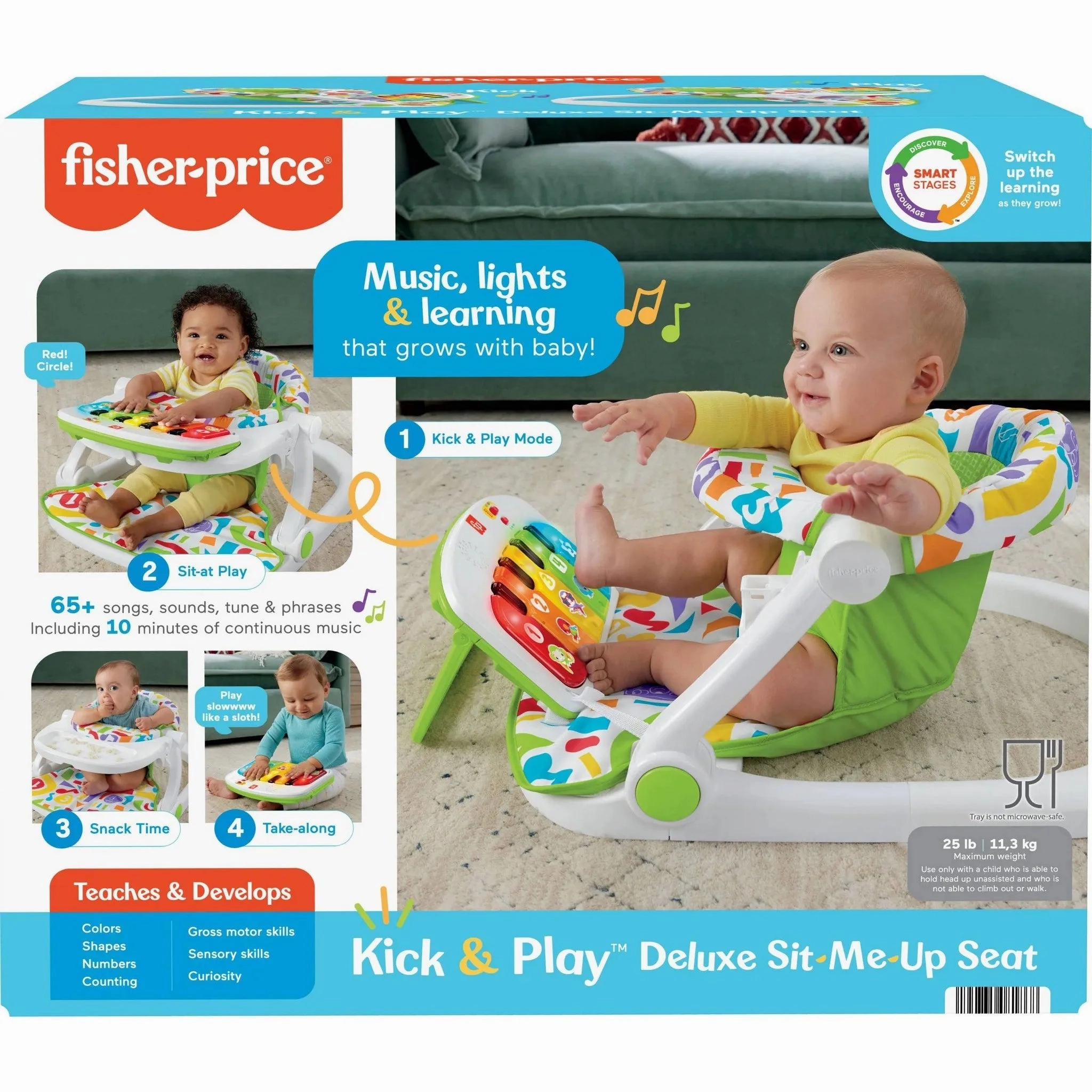 Kick & Play Deluxe Sit-Me-Up Infant Seat (See Description)