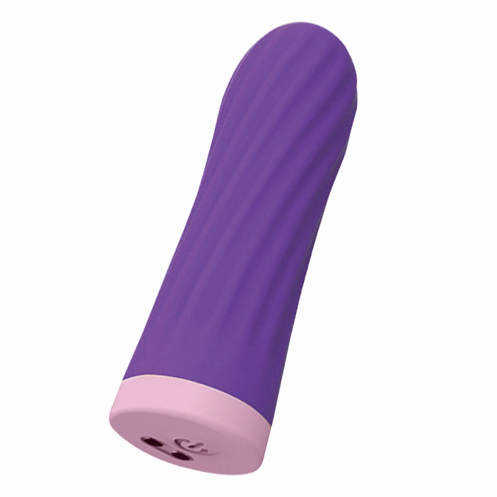 Leto Purr Ribbed Silicone Vibrating Bullet