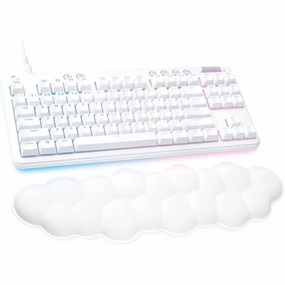 Logitech 920-010642 G713 Wired Mechanical Gaming Keyboard with LIGHTSYNC RGB Lighting, White Mist