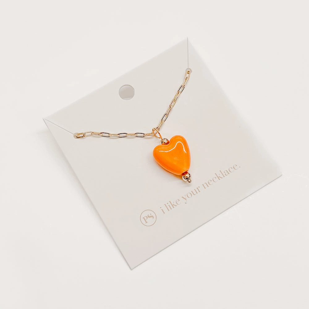 Love Actually Ceramic Pendant Necklace