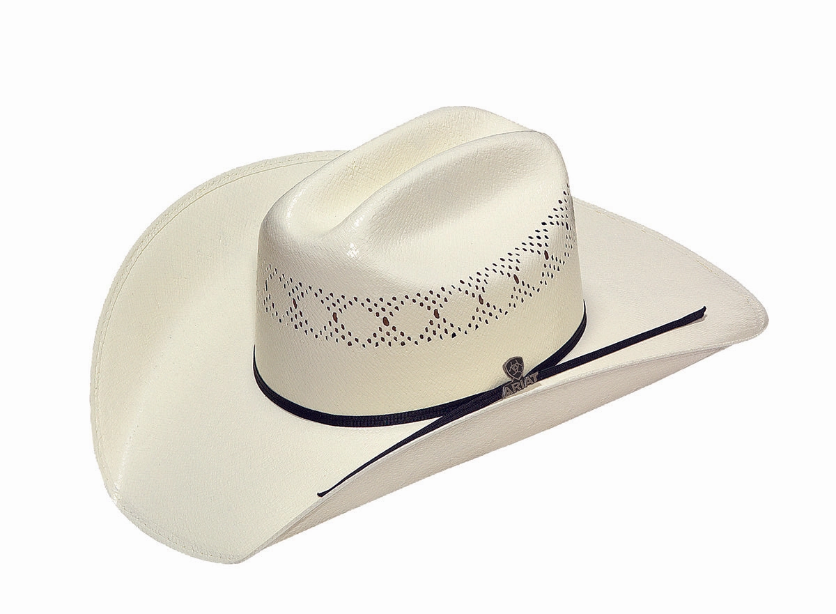 M&F Ariat 10X 2 Cord Double S Cattleman Shantung Hat A73134