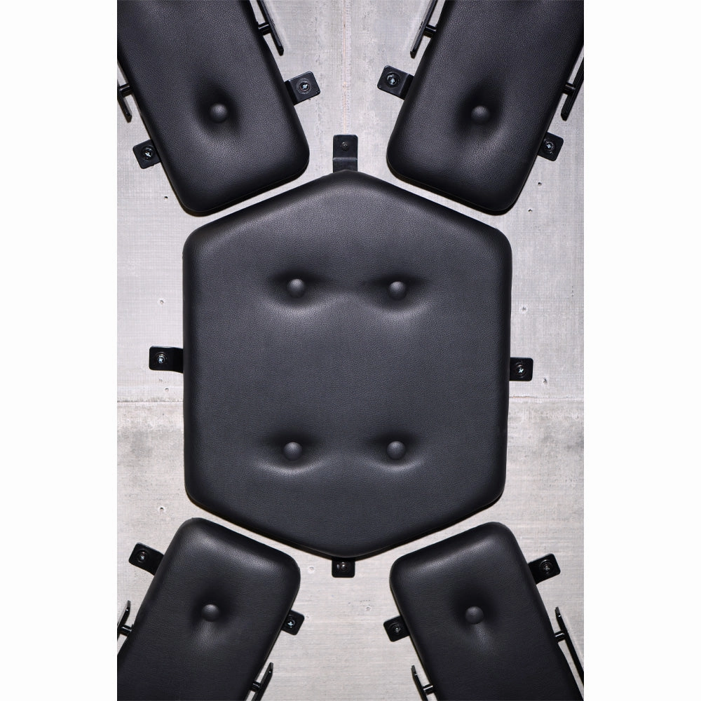 Master Series Padded Wall-Mounted St. Andrew's Cross