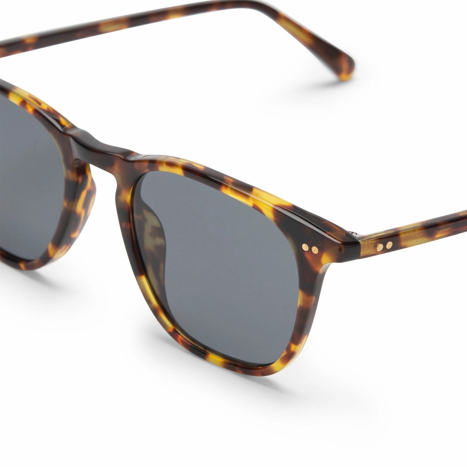 MAXWELL - AMBER TORTOISE   GREY POLARIZED SUNGLASSES