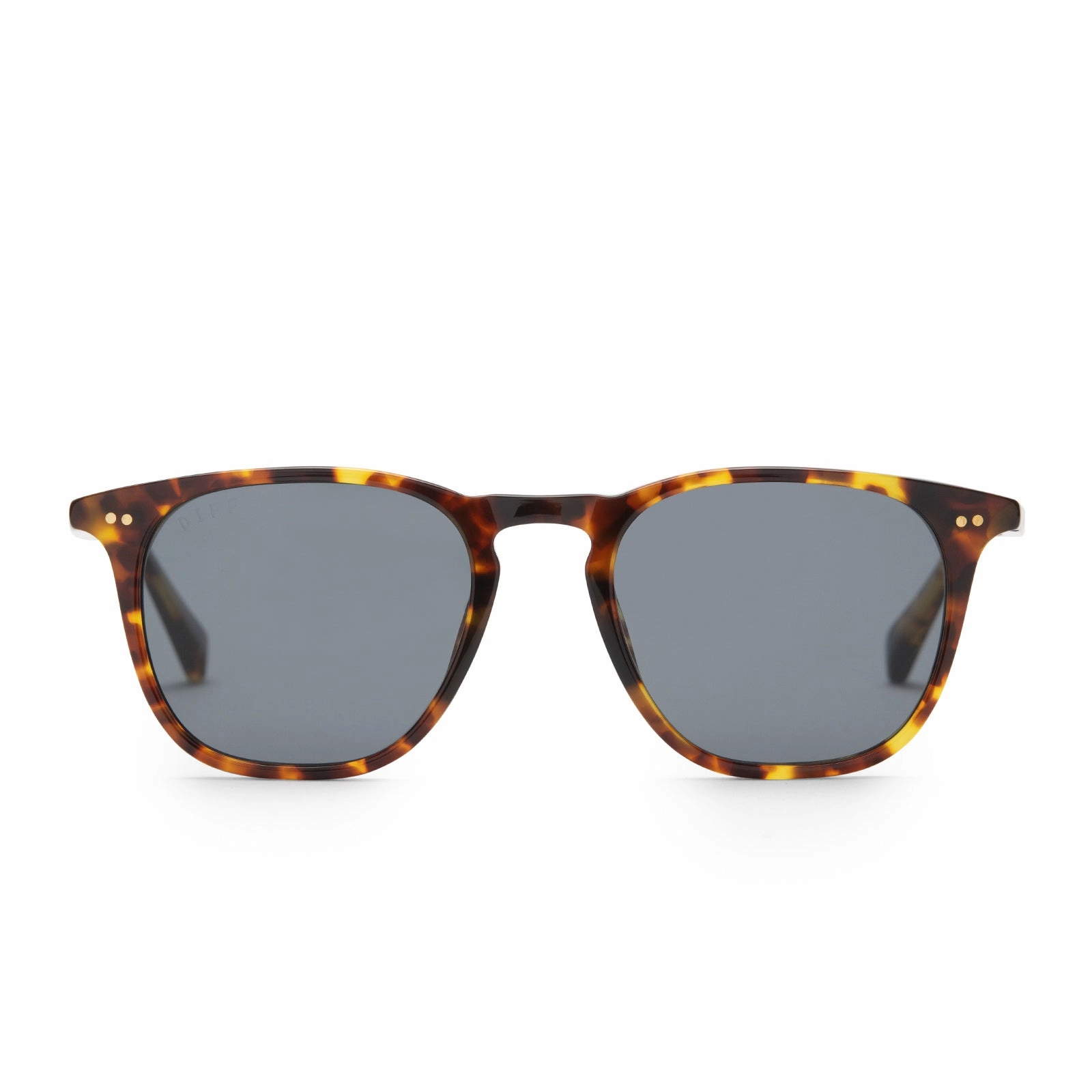 MAXWELL - AMBER TORTOISE   GREY POLARIZED SUNGLASSES