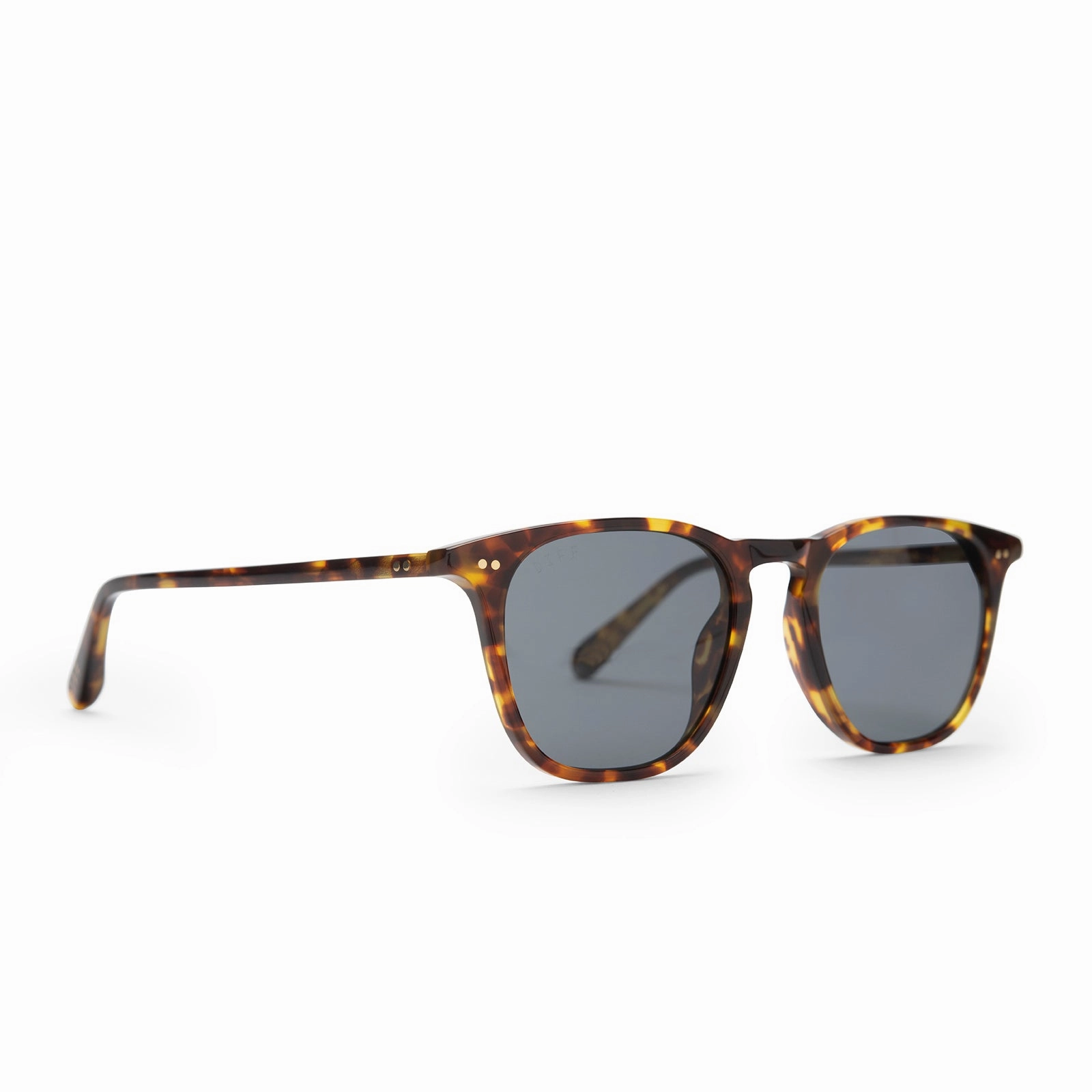 MAXWELL - AMBER TORTOISE   GREY POLARIZED SUNGLASSES
