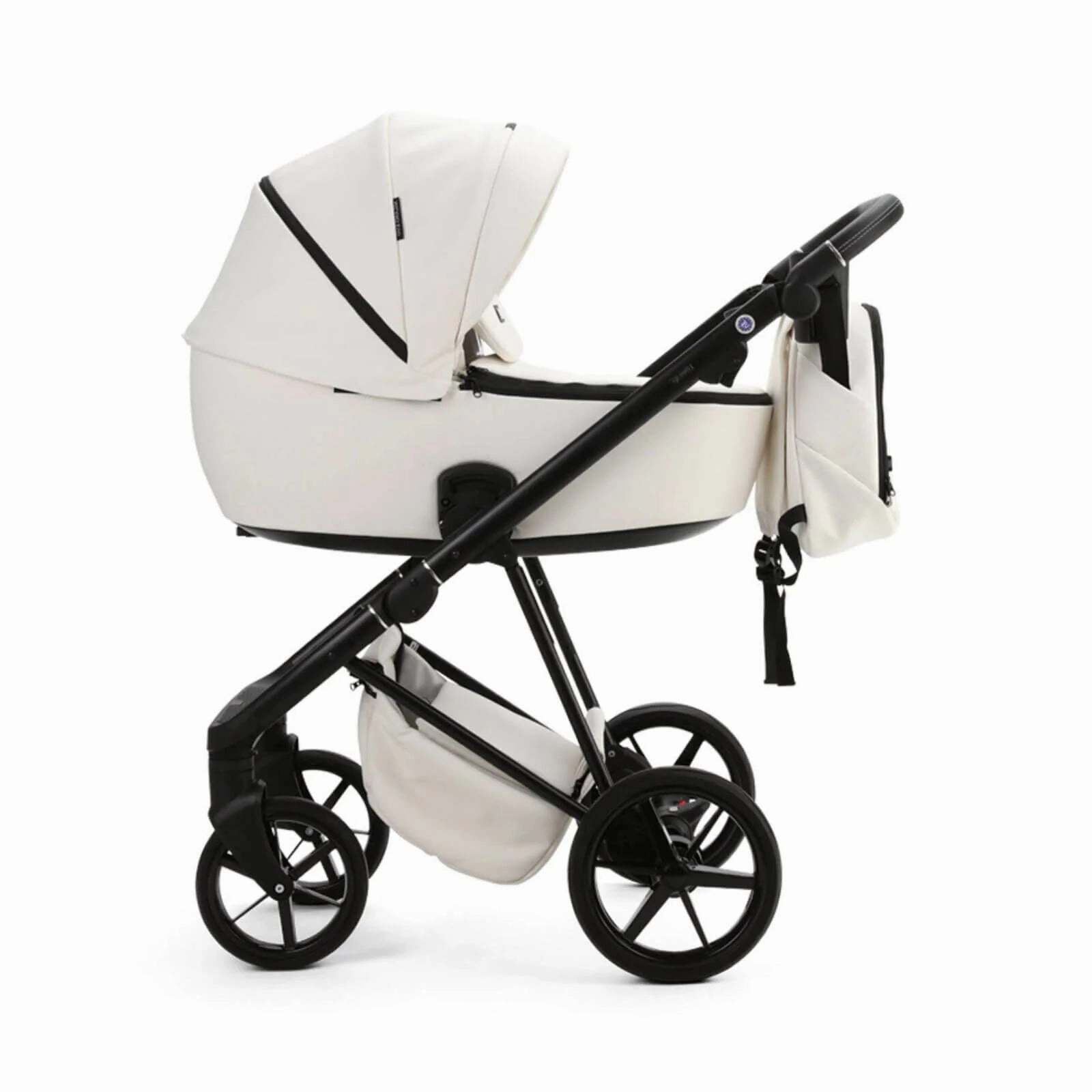 Mee-Go Milano Evo 2-in-1 Pushchair & Pram - Pearl White