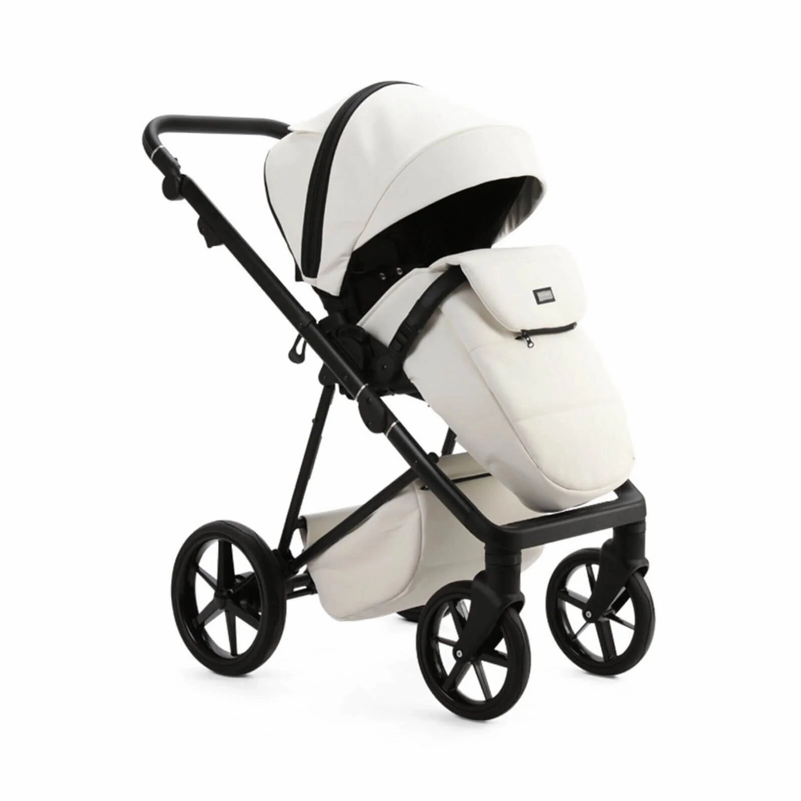Mee-Go Milano Evo 2-in-1 Pushchair & Pram - Pearl White