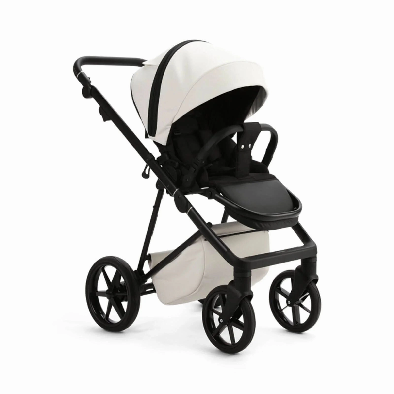 Mee-Go Milano Evo 2-in-1 Pushchair & Pram - Pearl White
