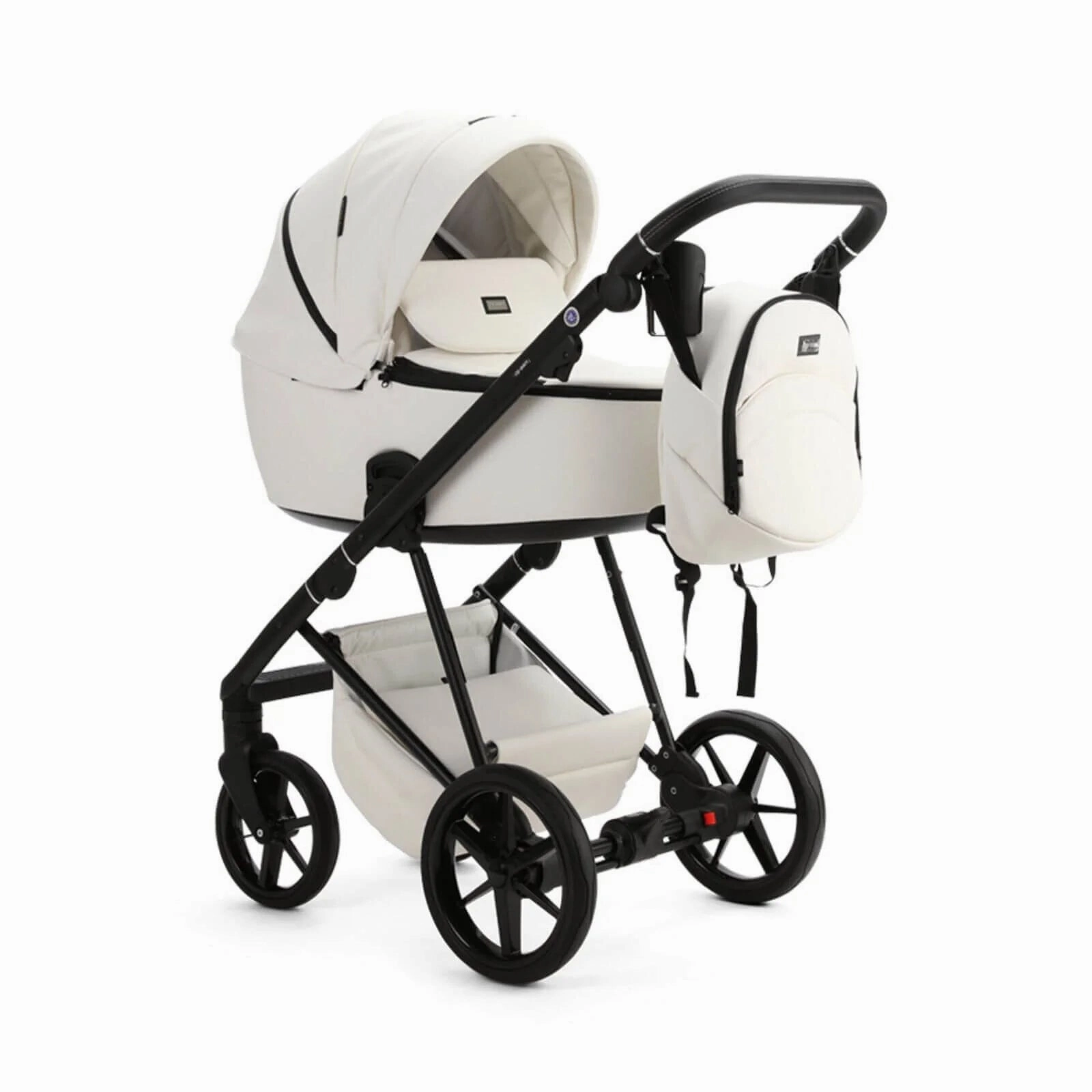 Mee-Go Milano Evo 2-in-1 Pushchair & Pram - Pearl White