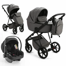 Mee-Go Milano Evo 3-in-1 Travel System - Slate Grey