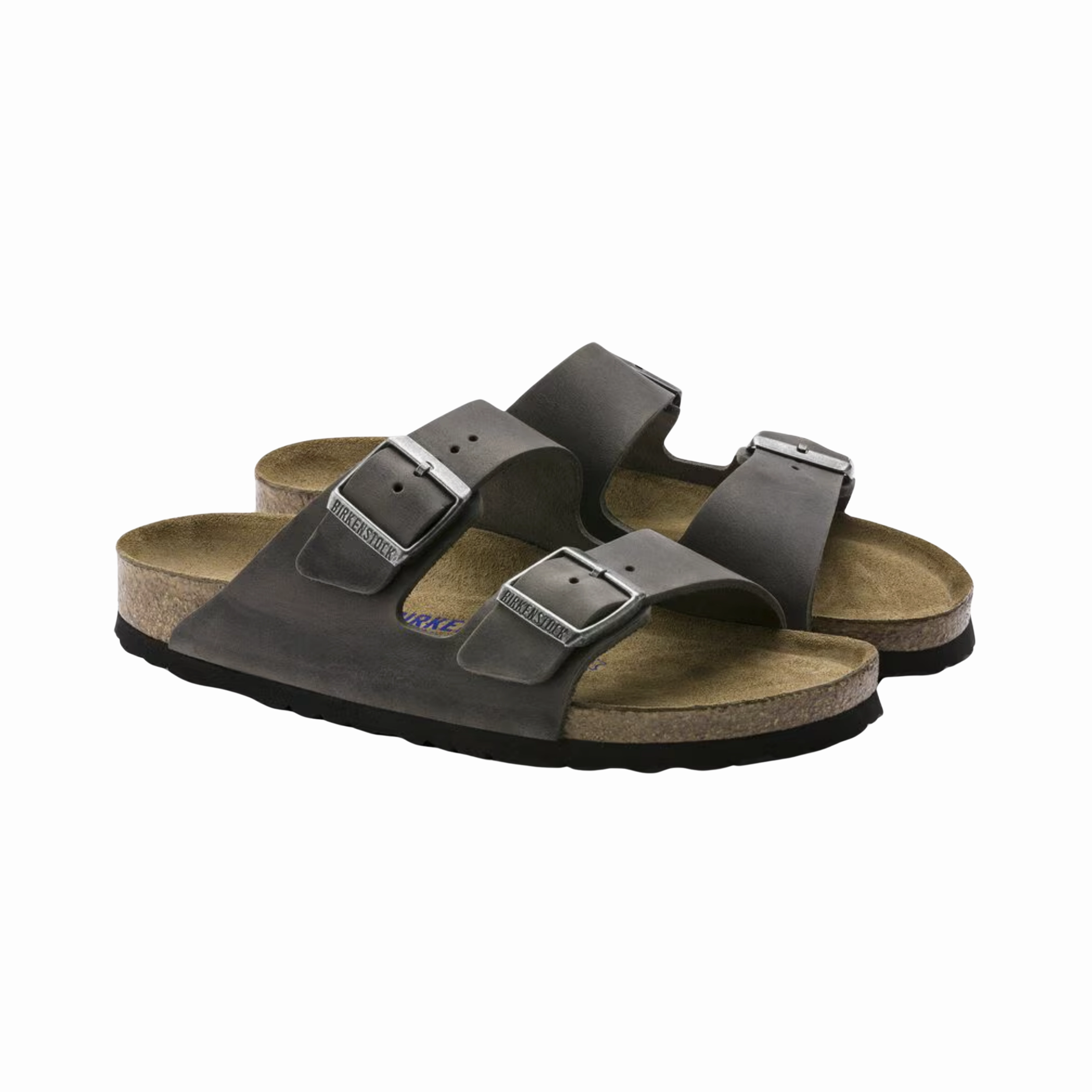 Men's Arizona Soft Footbed (Oiled Leather) - Iron