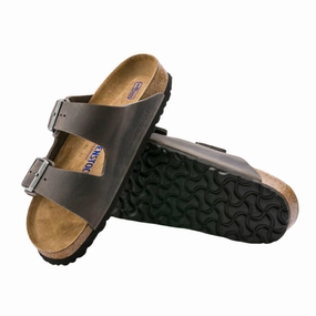 Men's Arizona Soft Footbed (Oiled Leather) - Iron
