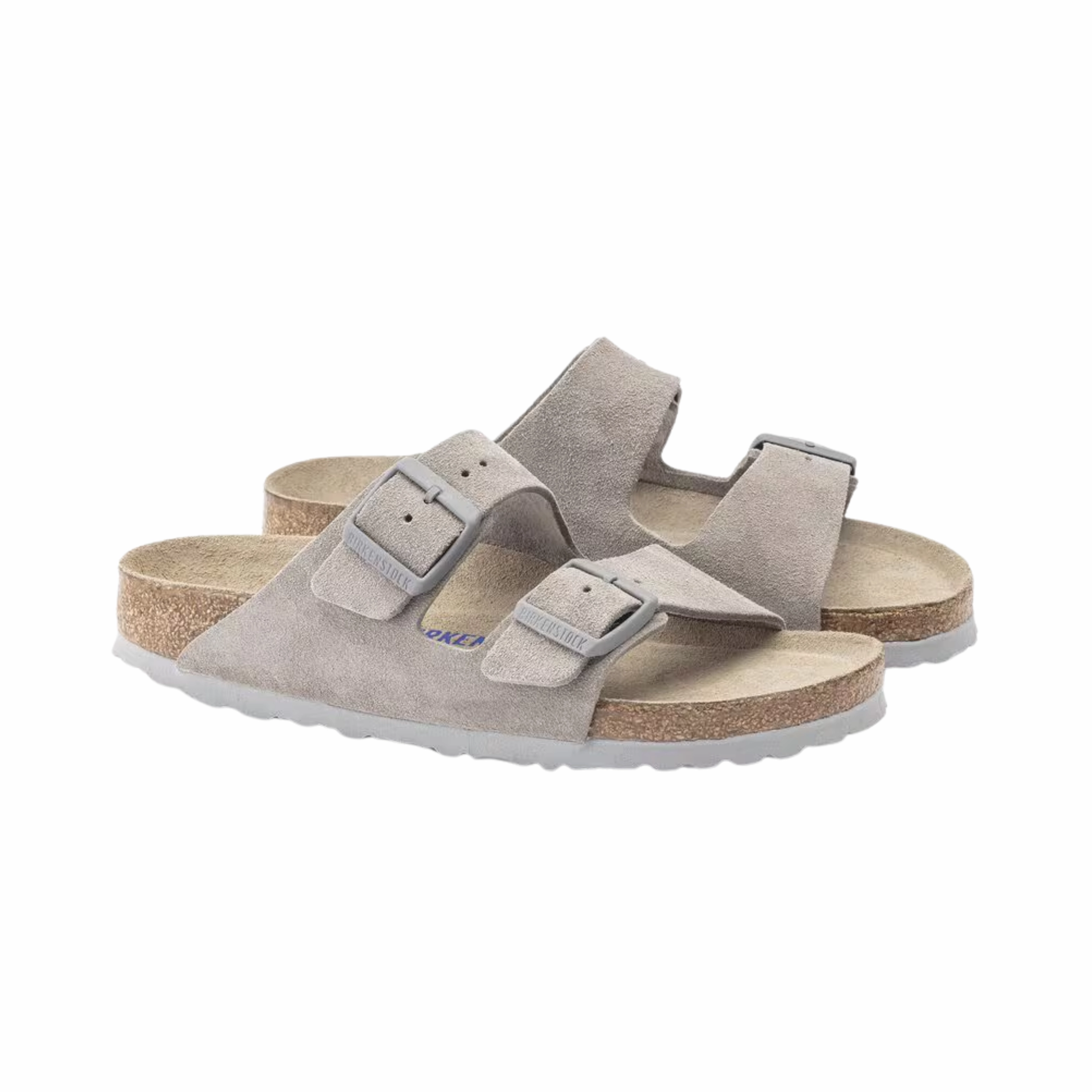 Men's Arizona Soft Footbed (Suede Leather) - Stone Coin