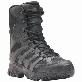Merrell J003907 MOAB 3 Waterproof Tactical Side-Zip Duty Boots for Men - Black - 11M