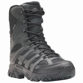 Merrell J003907 MOAB 3 Waterproof Tactical Side-Zip Duty Boots for Men - Black - 11M