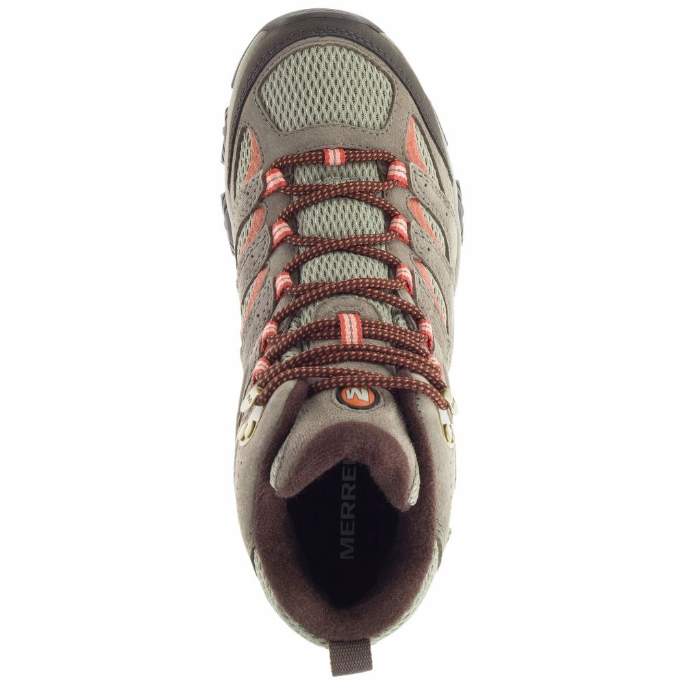 Merrell J035848 Women's Moab 3 Mid Waterproof Hiking Shoes, Bungee Cord, Size 9 - M