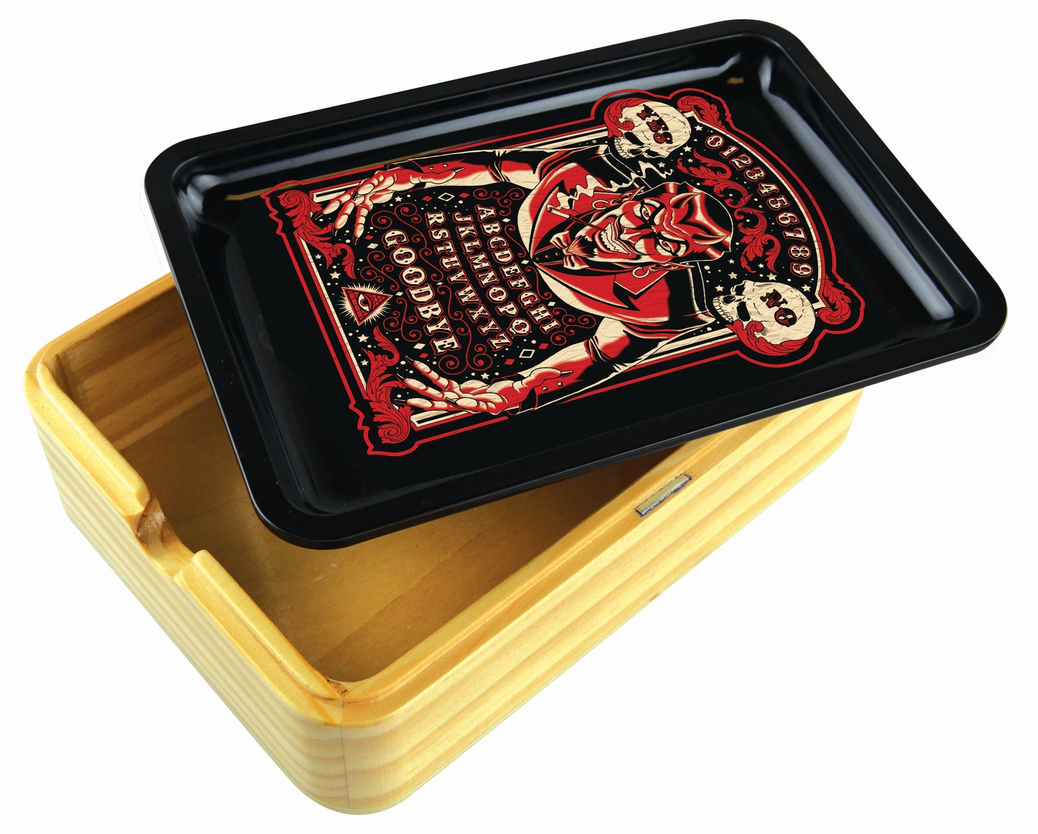 Metal Roll Tray with Magnetic Storage Box- 6 Pieces Per Retail Ready Display 22099