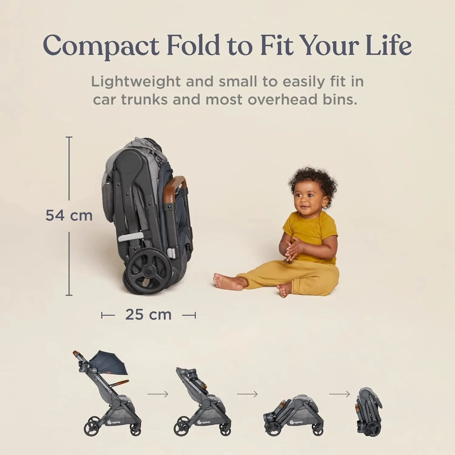Metro  Deluxe Compact Baby Stroller - Empire State Green (Floor Model)