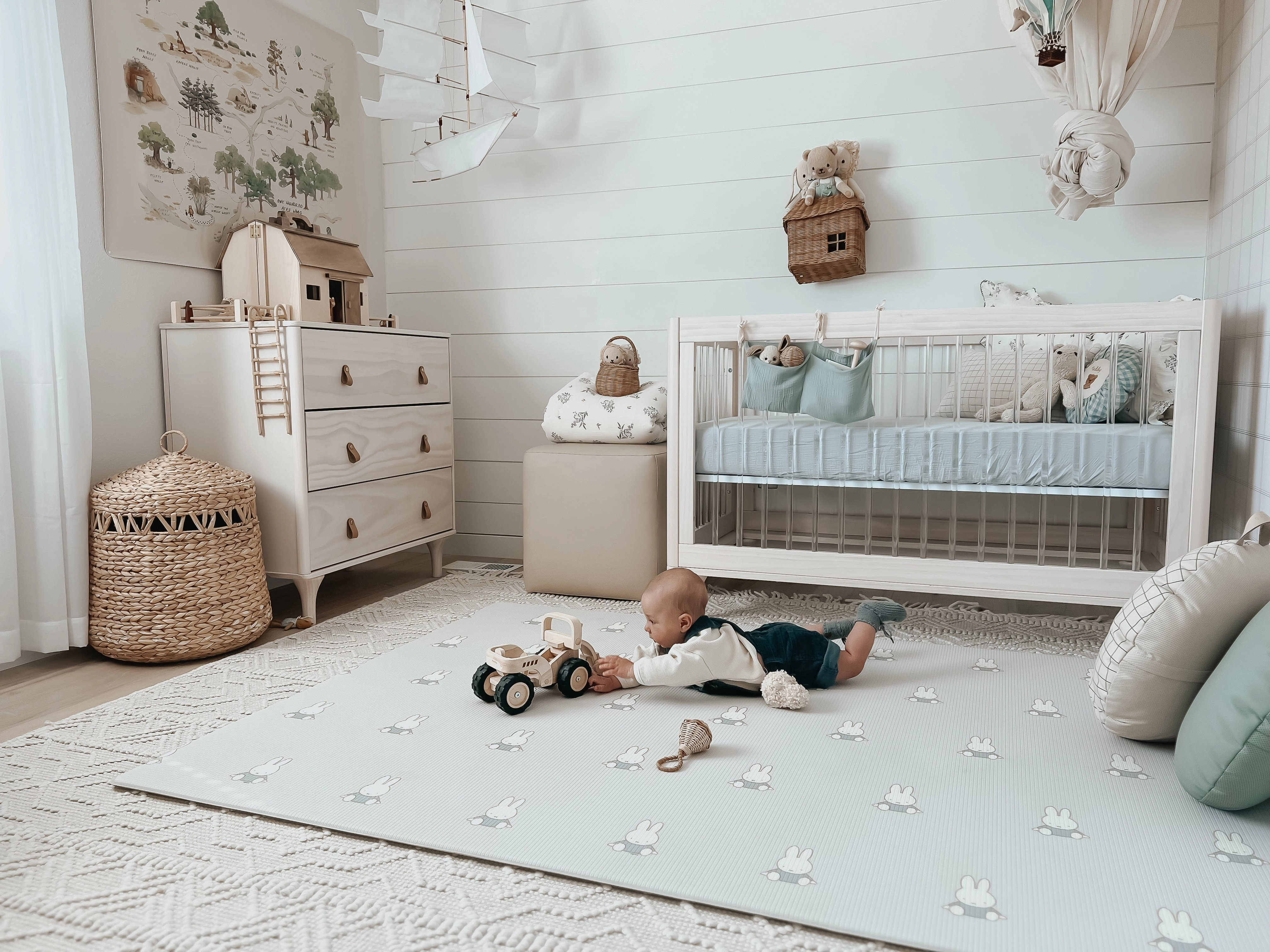 Miffy X Little Bot Baby Play Mat (Ofie Mat, Miffy Woodland Tales)