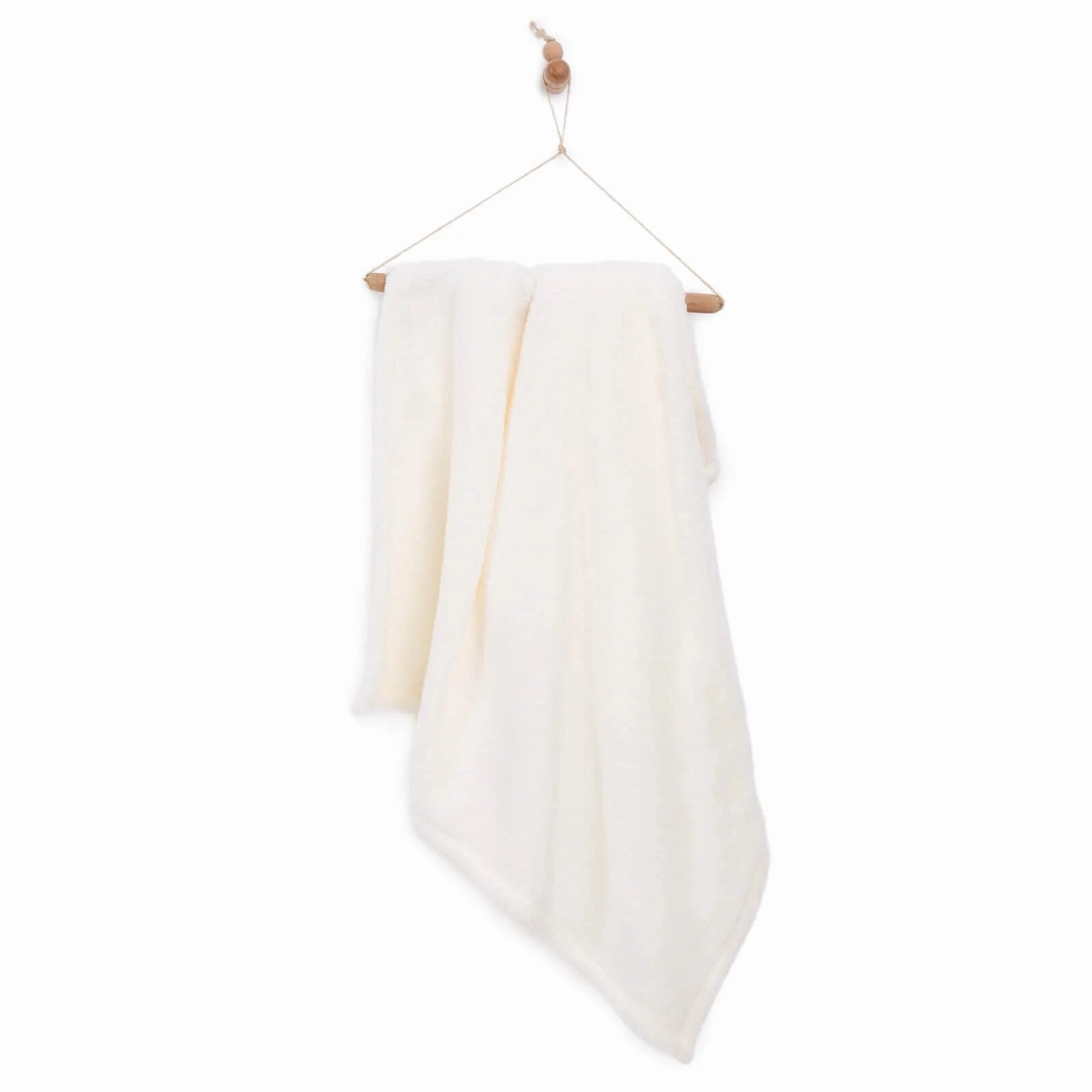 Mollia Welsoft Unisex Baby Glitter Blanket 80x100cm - Ecru