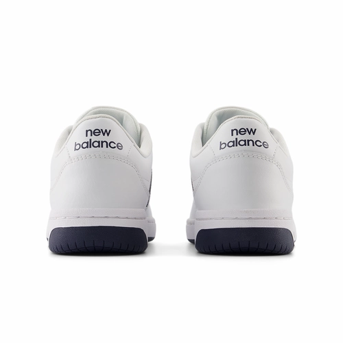 NEW BALANCE UNISEX BB80 WHITE/NAVY SNEAKER SHOE