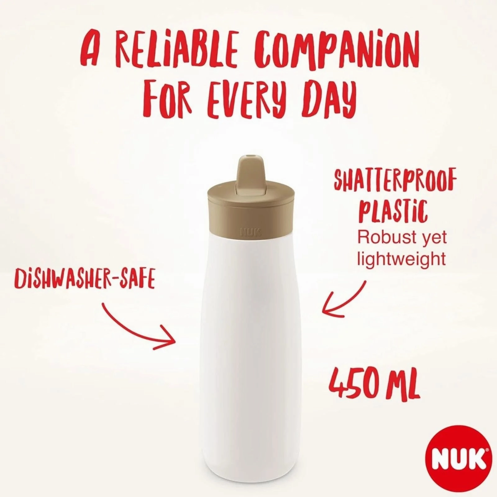 NUK Mini-Mee Flip Cup with 2-in-1 Cup 12  months 450ml - Mint