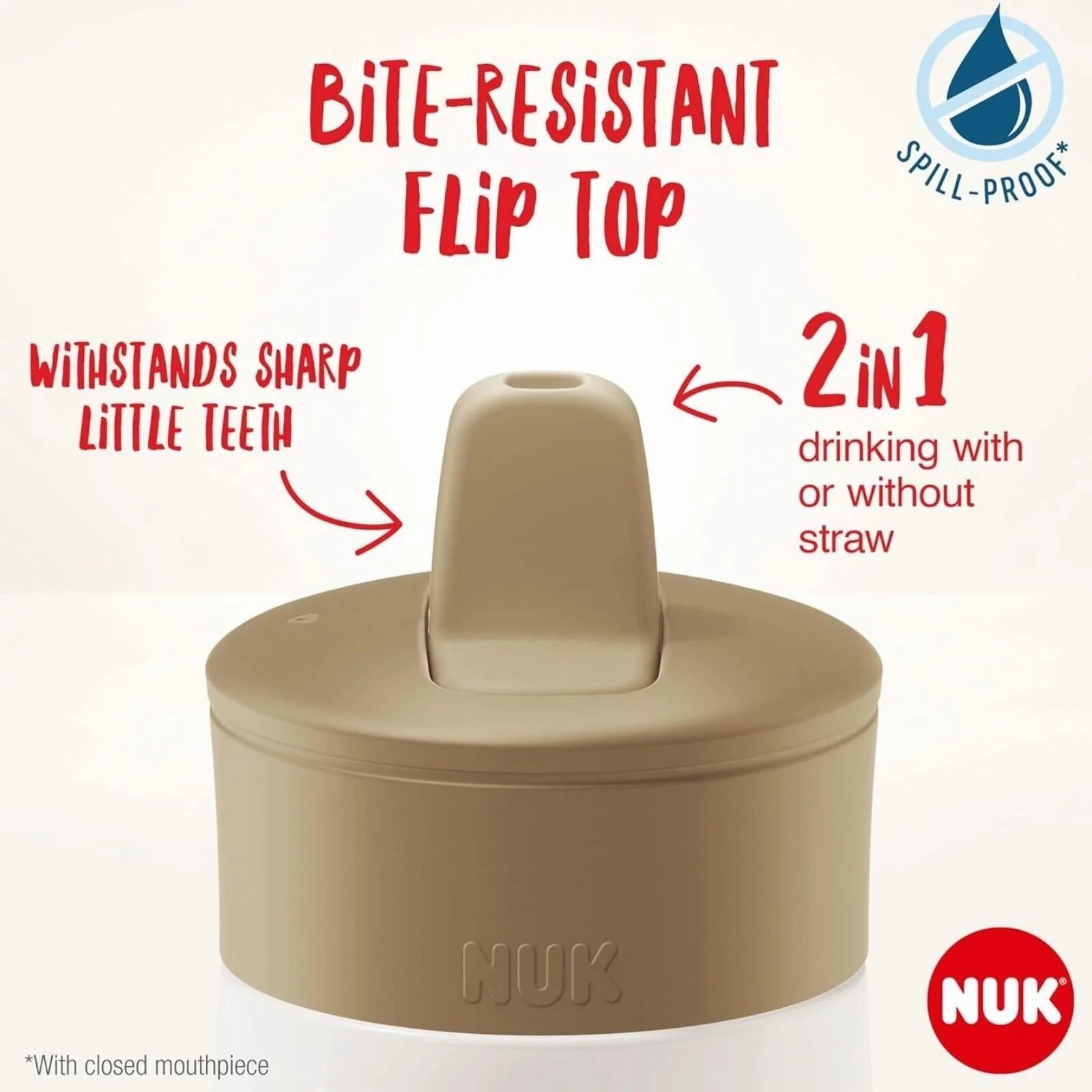 NUK Mini-Mee Sip Cup with Sip Top 9  months 300ml - Bee