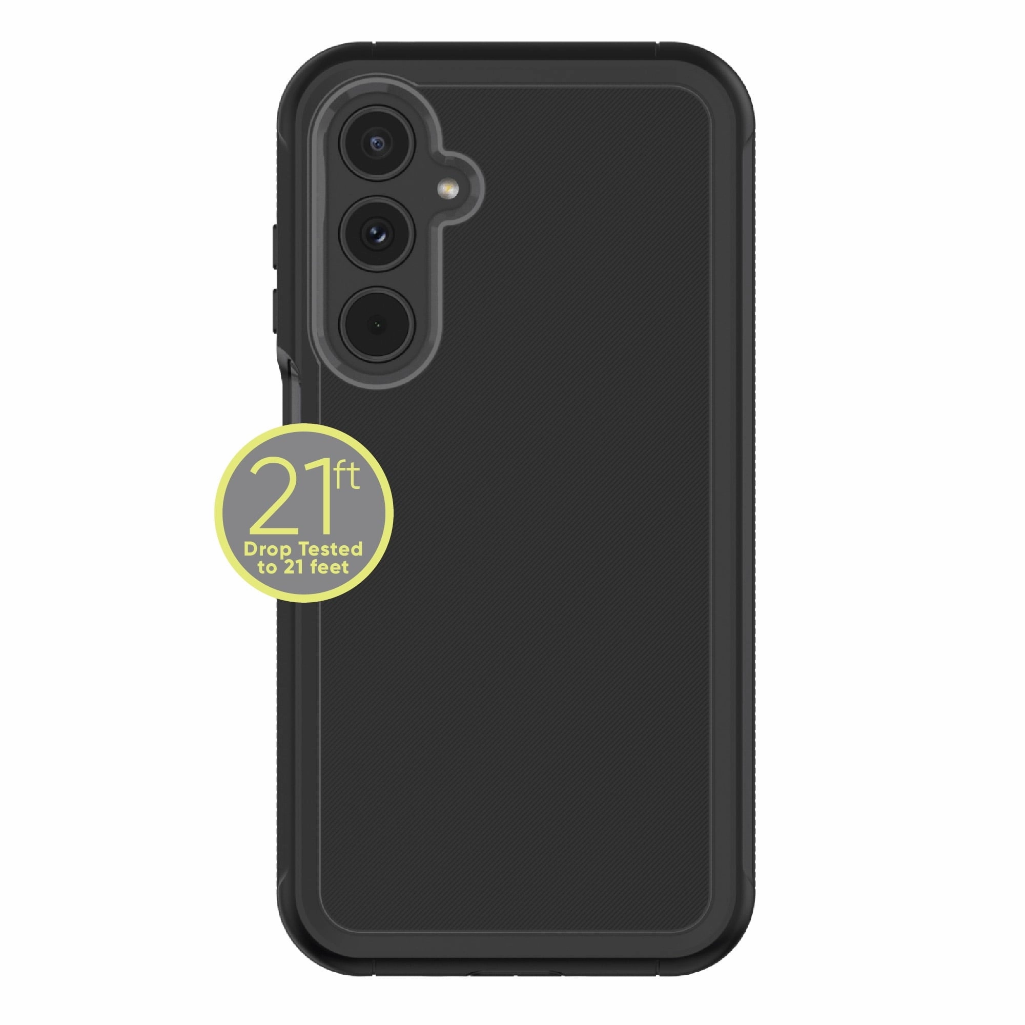 onn. WIABGY100142753 Rugged Phone Case for Samsung Galaxy A35 5G, Black/Gray