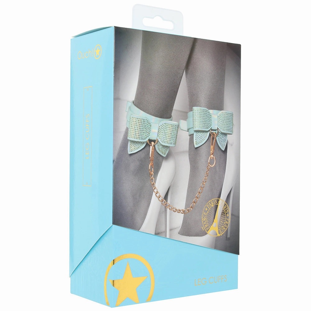 Ouch! Paris Collection Leg Cuffs in Blue