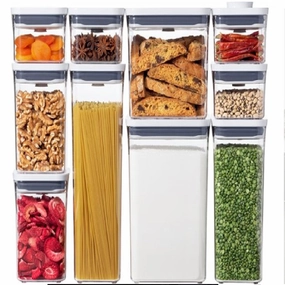 OXO 11236000 GG 10 Piece Pop Container Set - Clear