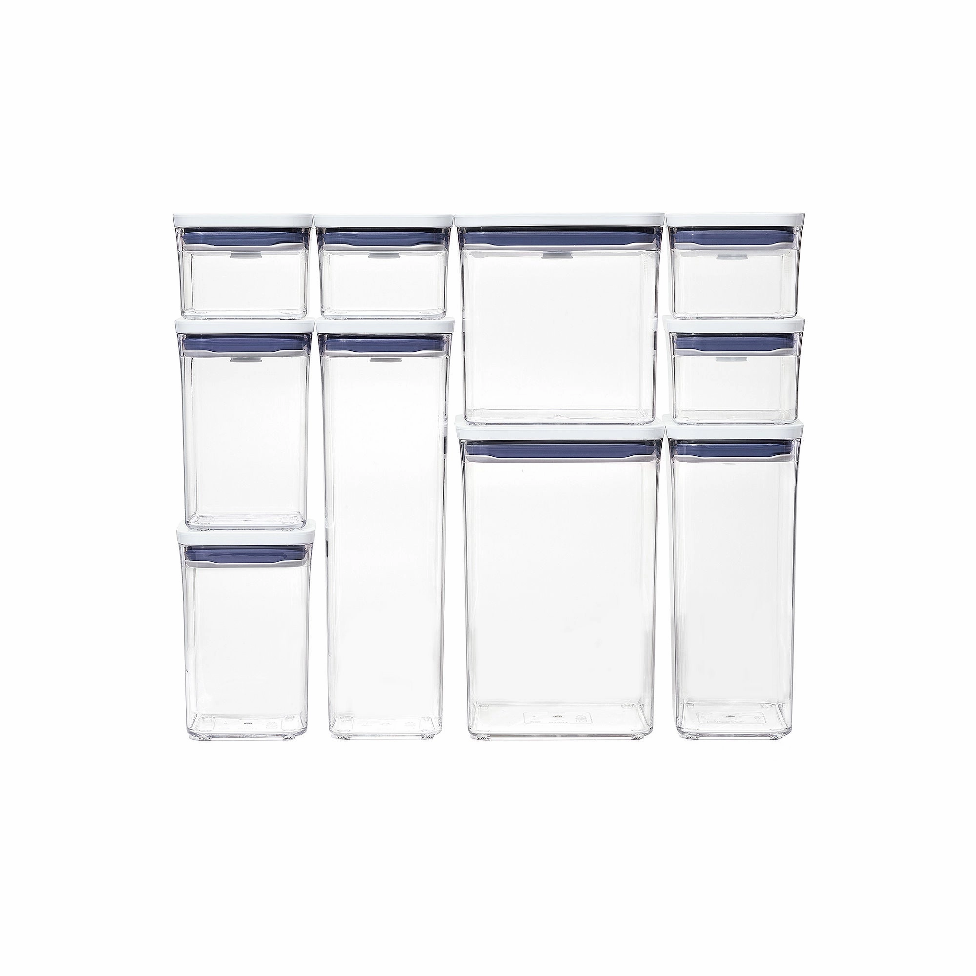 OXO 11236000 GG 10 Piece Pop Container Set - Clear