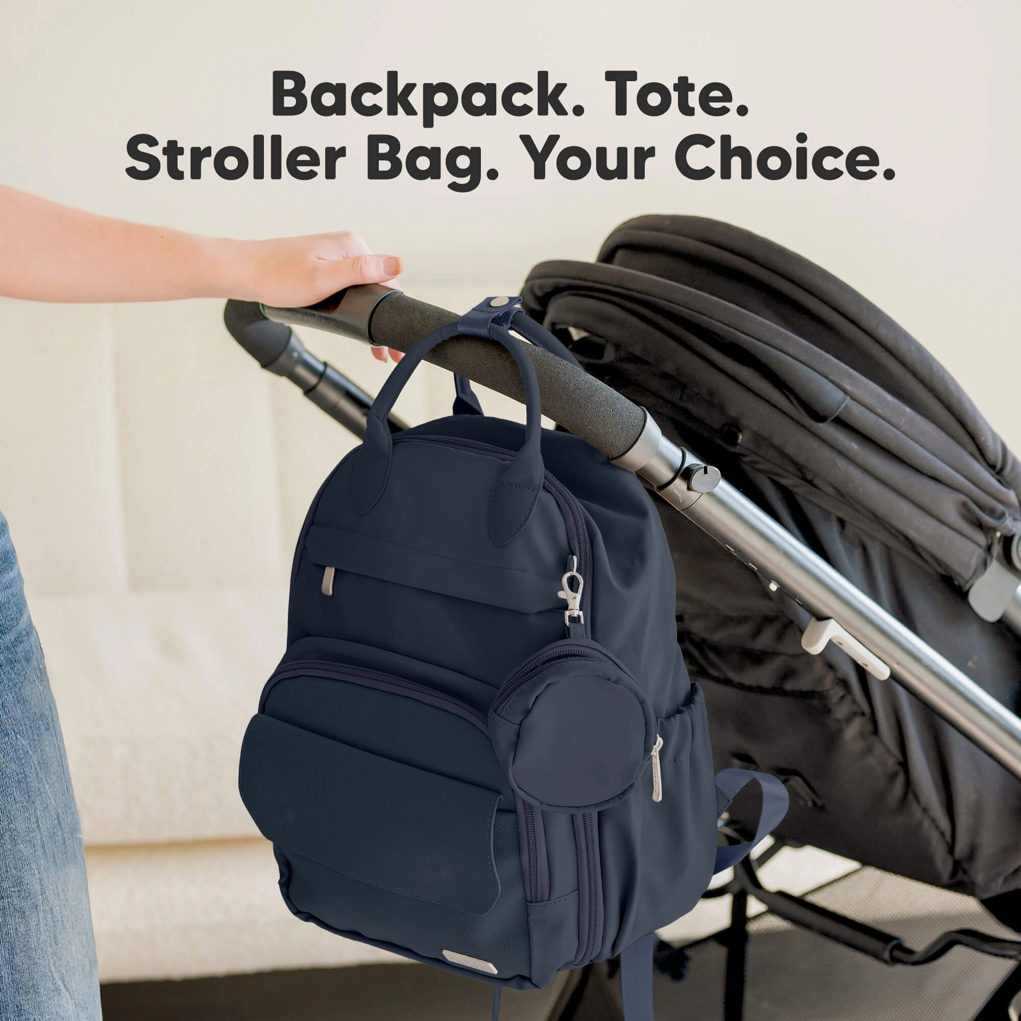 Play Diaper Bag (Navy Blue)