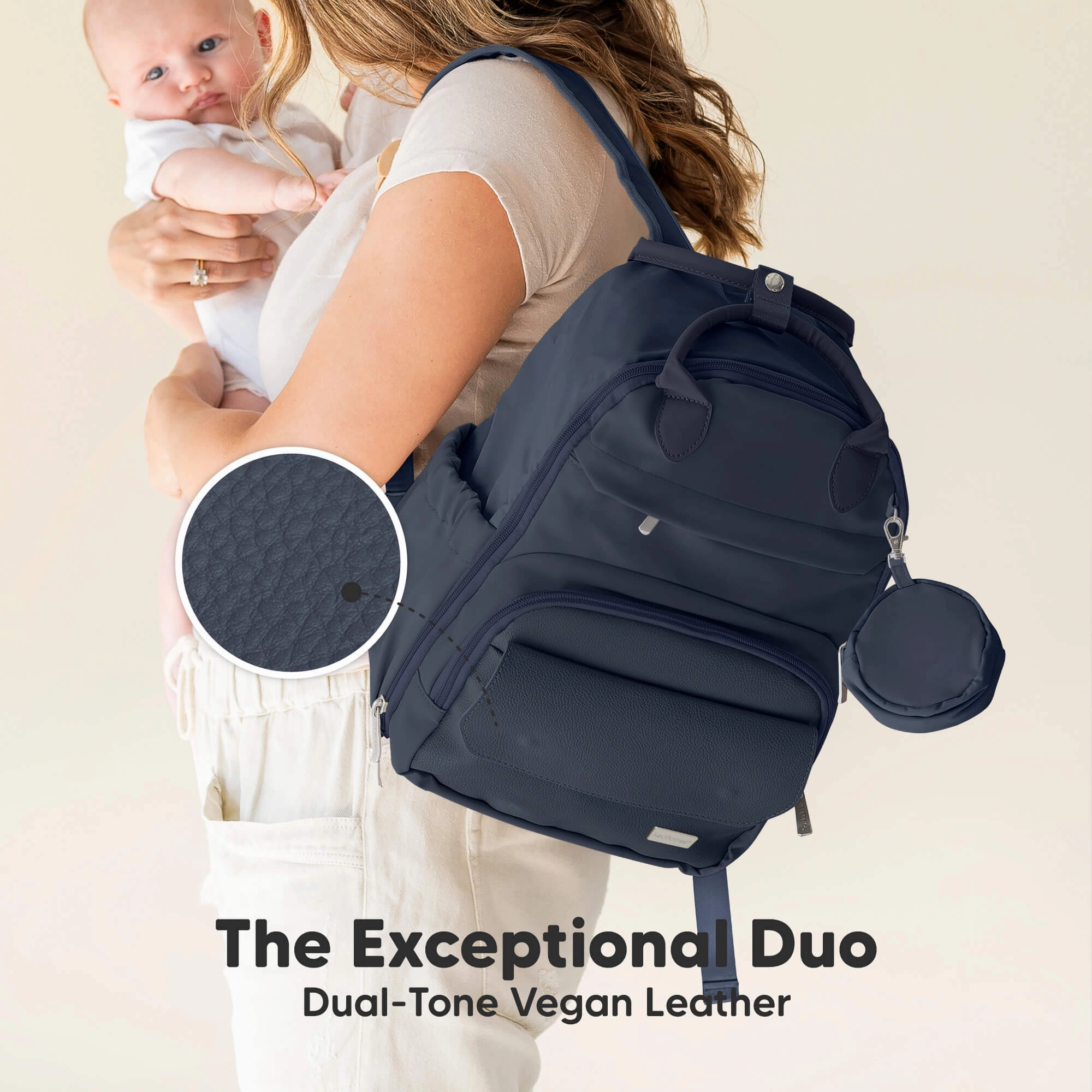 Play Diaper Bag (Navy Blue)