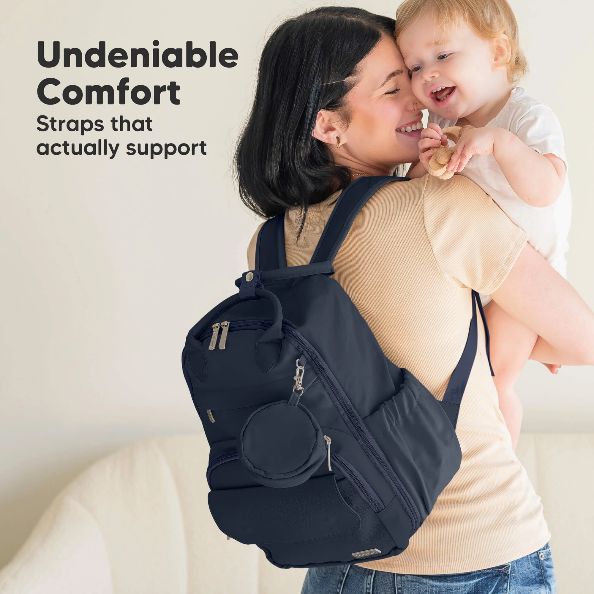 Play Diaper Bag (Navy Blue)