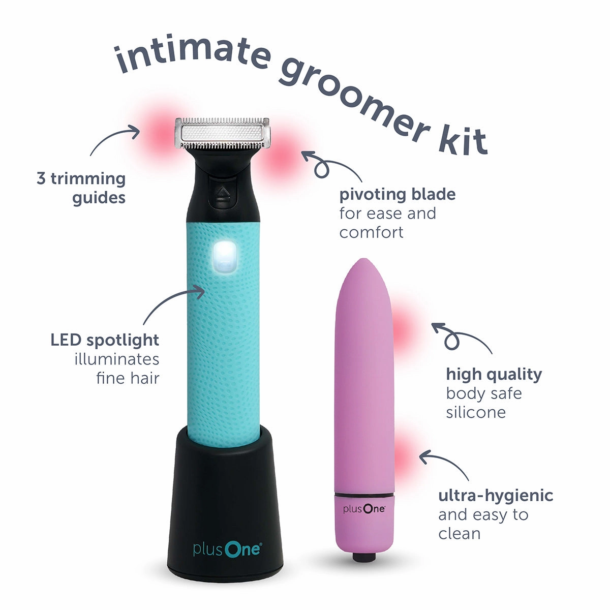 plusOne® intimate groomer set