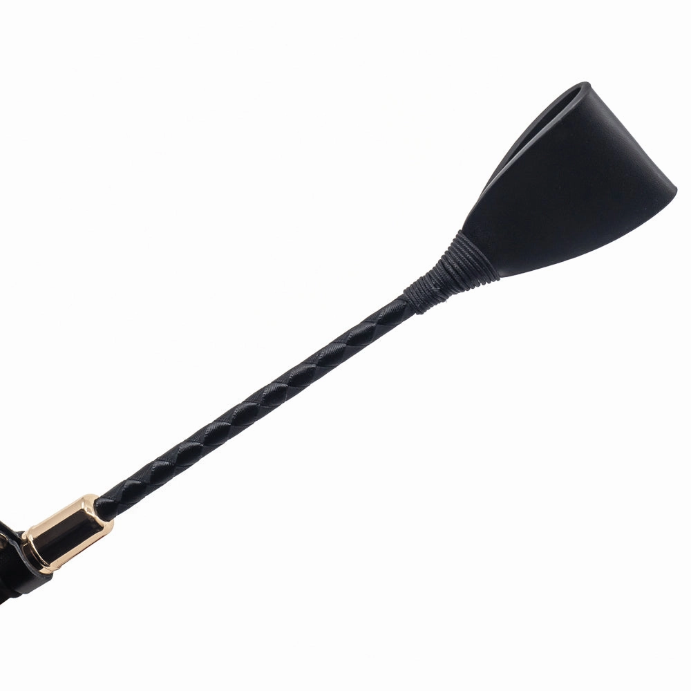 Poison Rose Gold Tipped Short Riding Crop